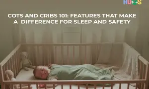 A baby sleeps soundly in a safe crib, a key feature for peaceful sleep. Learn what is the safest crib for a baby.